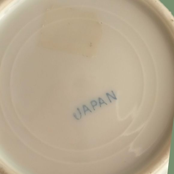 Vintage Viceroy China & Nasco Porcelain Leaf Shaped Trinket Dish Gold Tr… - Picture 7 of 8